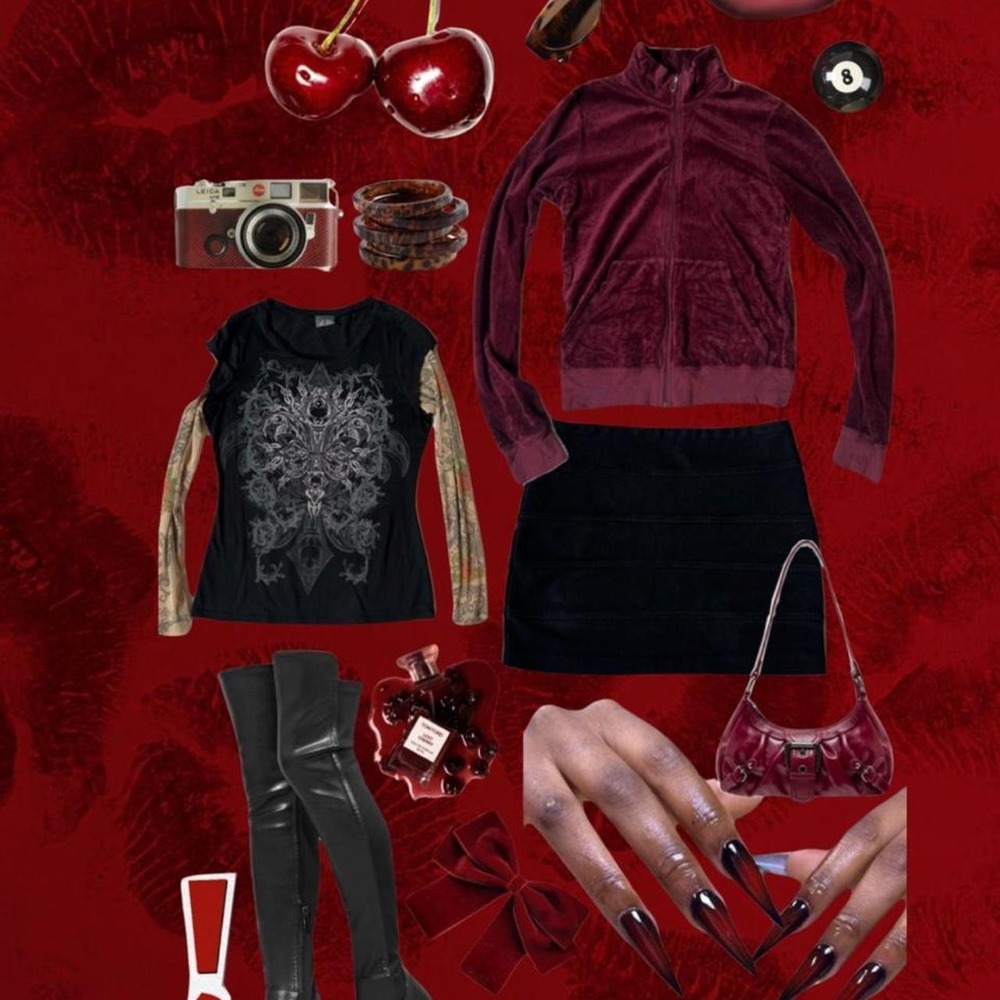 Tattoo Sleeve Gothic Graphic Top - Picture 8 of 8